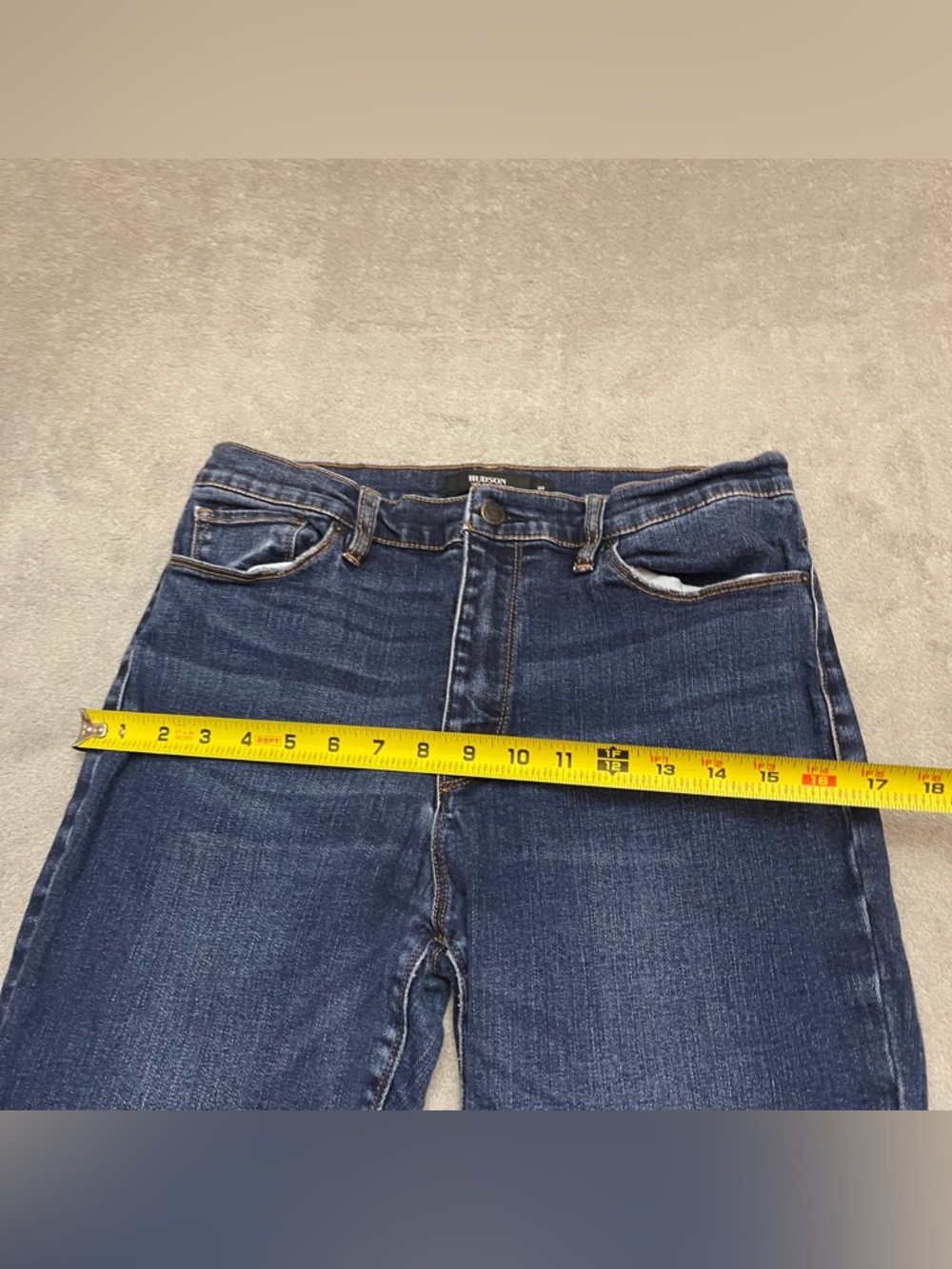 Hudson Jeans Womens Size 30 Blue Barbara Super Skinny Stretch - Picture 6 of 12